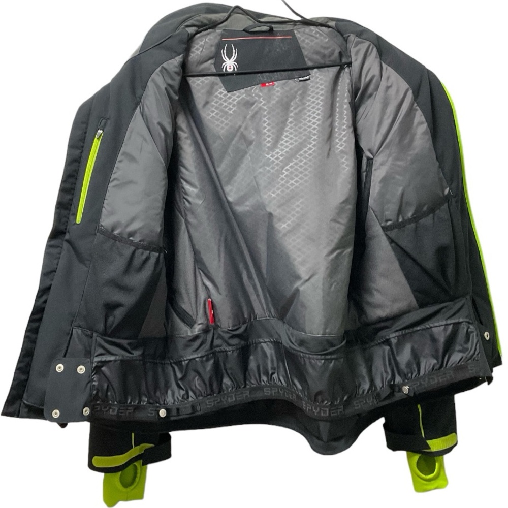 🕷️Spyder XTL Warm Thinsulate Insulation Multi Pocket Hooded Zipper Jacket! - Picture 4 of 11